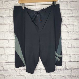 Hurley mens board shorts, grey/black